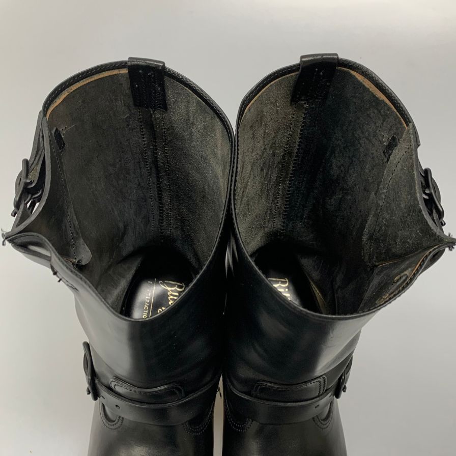 アトラクションズ  ビルトバック エンジニアブーツ 603 レザー ブラック メンズ サイズ8.5 ATTRACTIONS BILTBUCK THE PIONEER GUIDI HORSEBUTT 約26.5cm【AFD4】