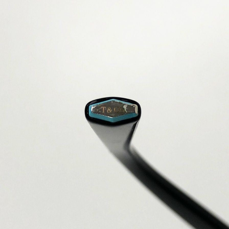 ティファニー Tサングラス ウェリントン型 ブラック×シルバー メンズ 145 TF2238D TIFFANY＆Co.【AFI14】