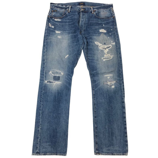 ポロ ラルフローレン ダメージ リペアデニム 710746910001  メンズ W36L32 インディゴ POLO RALPH LAUREN 【AFB36】