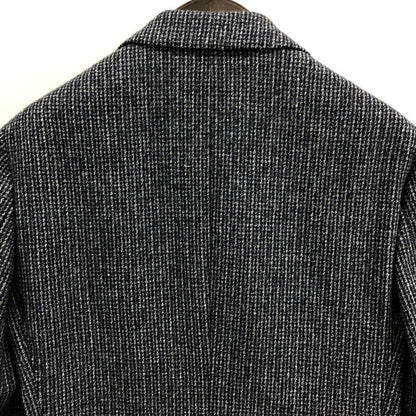 美品◆ラルディーニ ジャケット 3-B シングル ニット調  メンズ  ブルー系 サイズ 42 LARDINI 【AFA22】