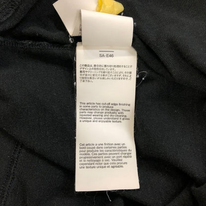 中古◆サカイ 半袖Tシャツ 刺繍ロゴポケット ブラック サイズ3 25ｰ01071S Sacai 【AFA21】