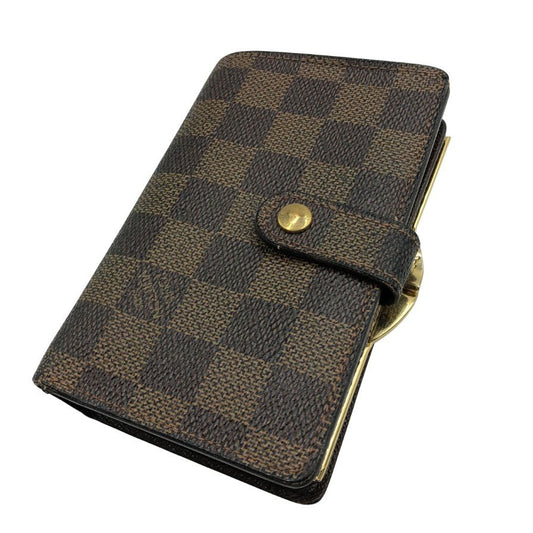 ルイヴィトン コンパクトウォレット モノグラム ポルトモネビエヴィエノワ N61664 財布 レザー ブラウン LOUIS VUITTON【AFI19】