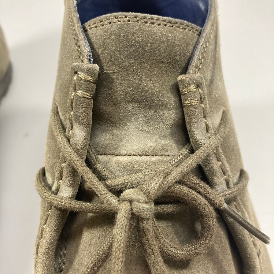 コールハーン レザーシューズ C10798 チャッカブーツ スエード メンズ カーキ系 サイズ9 COLE HAAN 約27.5cm【AFC17】