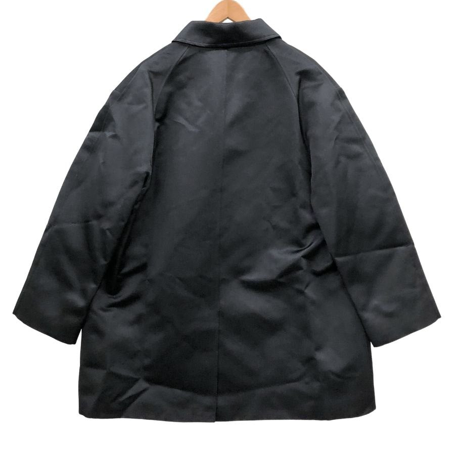 美品◆トム フォード ステンカラー コート シルク100% レディース サイズS ブラック TOM FORD 【AFB7】