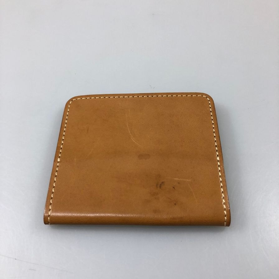 ワイルドスワンズ カードケース 三つ折り レザー ベージュ系 WILDSWANS【AFB55】