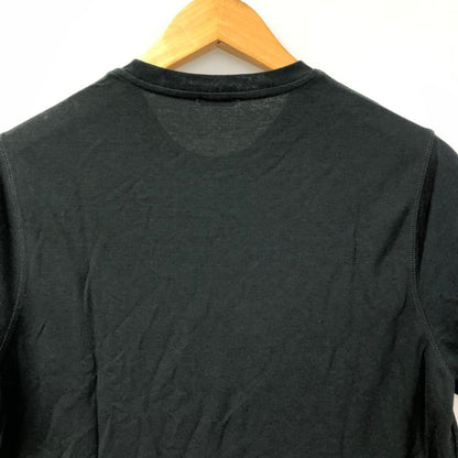 美品◆ザノーネ  クルーネック コットン Tシャツ メンズ サイズ 46 ブラック  ZANONE 【AFB38】