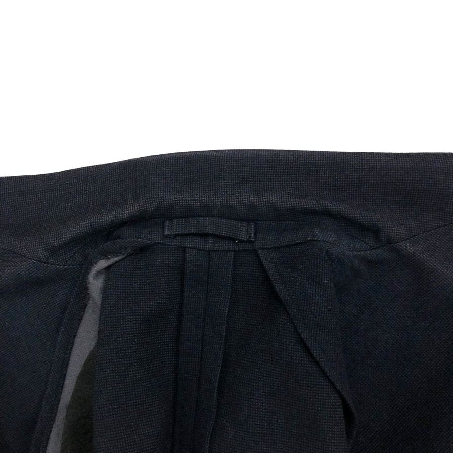 美品◆ラルディーニ テーラードジャケット ダブル ウール メンズ ブラック サイズ42 LARDINI 【AFB47】