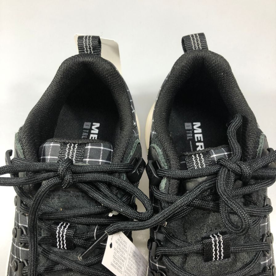 メレル トレッキングシューズ ビブラムソール オンタリオ スポーツ ブラック×ホワイト サイズ23.5cm  MERRELL 約23.5cm【AFD4】