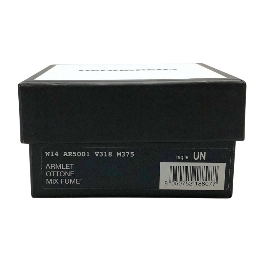ディースクエアード ブレスレット 2連 ラインストーン ゴールド DSQUARED2【AFI11】【中古】