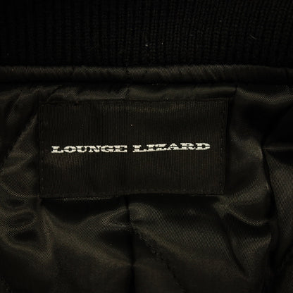 状况良好◆Lounge Lizard 校队夹克 6306 5627 羊毛羊驼毛混纺马皮男士黑色 2 码 LOUNGE LIZARD [AFG1] 