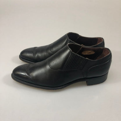 ジョセフチーニー Clarence スリッポン サイドエラスティック カーフ ブラック サイズUK6.5 JOSEPH CHEANEY 約25.5cm【AFC48】