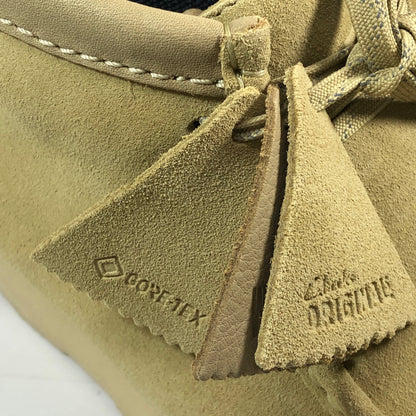 クラークス ワラビーブーツ スエード ゴアテックス メンズ メープル UK6.5G CLARKS 約24.5cm【AFD2】