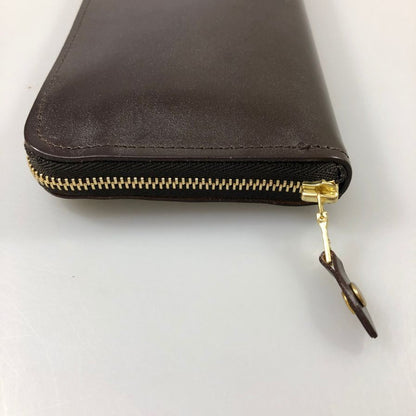 グレンロイヤル 長財布 ラウンドジップ ブライドルレザー ダークブラウン GLENROYAL【AFI1】