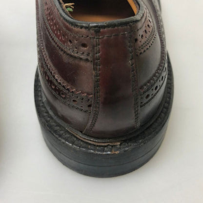 フローシャイム レザーシューズ LWB ケンム―ル インペリアル コードバン バーガンディ メンズ サイズ9.5EEE FLORSHEIM ビジネスシューズ 約27.5cm【LA】【中古】