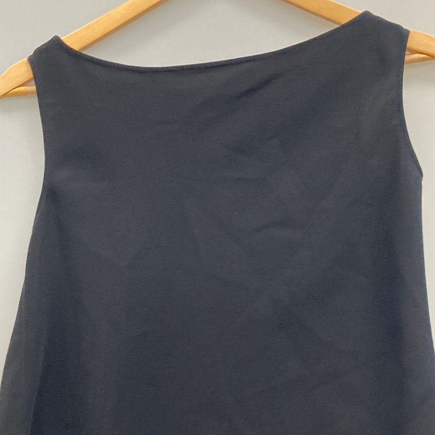 中古◆フォクシー ノースリーブブラウス ブラック サイズ38 レディース FOXEY 【AFB24】