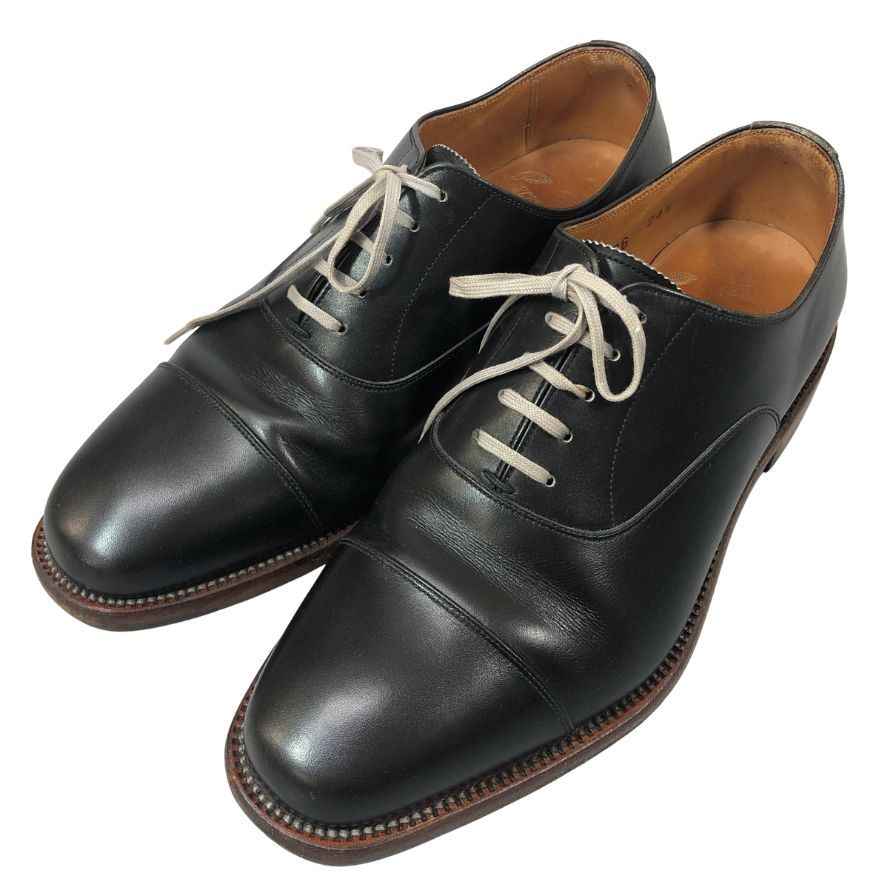 スコッチグレイン レザーシューズ 426 ストレートチップ カーフ ブラック系 24.5 メンズ SCOTCH GRAIN 約24.5cm【YB4】