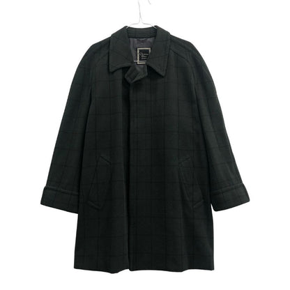 クリスチャンディオールムッシュ コート 80年代 グリーン チェック メンズ サイズ S Christian Dior MONSIEUR【LA】