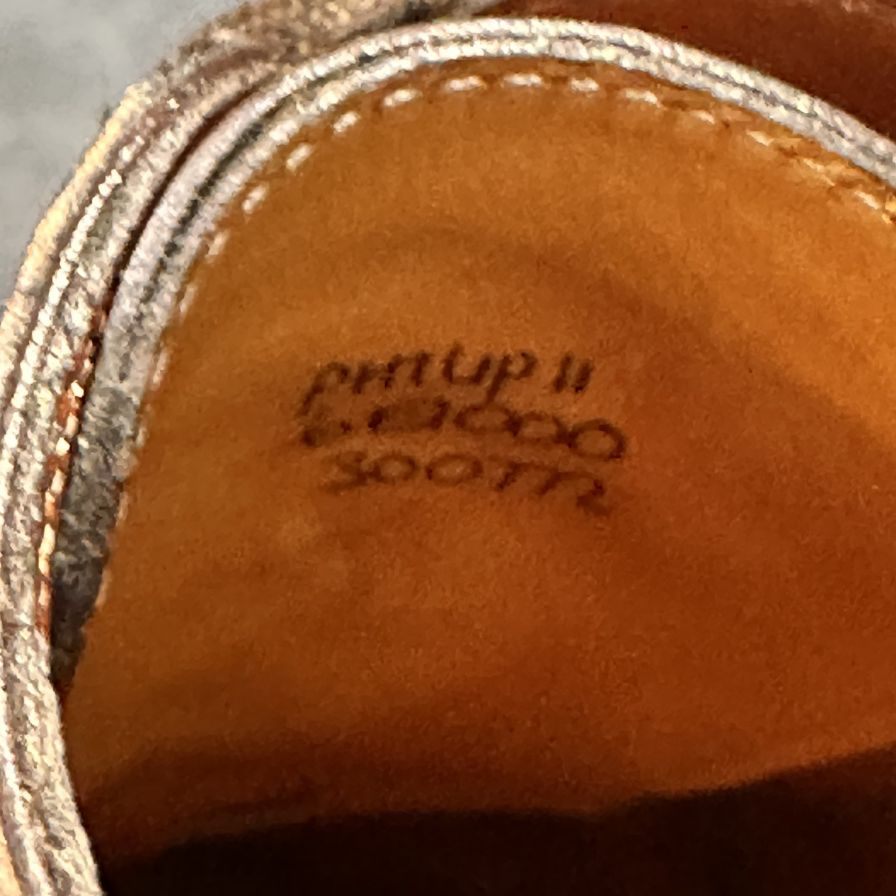ジョンロブ レザーシューズ フィリップ2 パンチドキャップトゥ カーフ 7000ラスト ブラウン メンズ サイズUK6E JOHN LOBB Philip II ビジネスシューズ 約24.5cm【LA】【中古】
