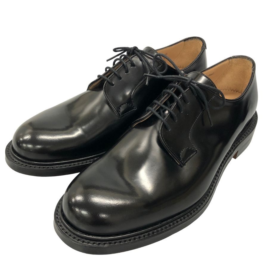 ジョセフ チーニー ダービーシューズ レザー ワイ2 12508ラスト メンズ  サイズ8 ブラック JOSEPH CHEANEY WYE 2 約26.0cm【AFC47】