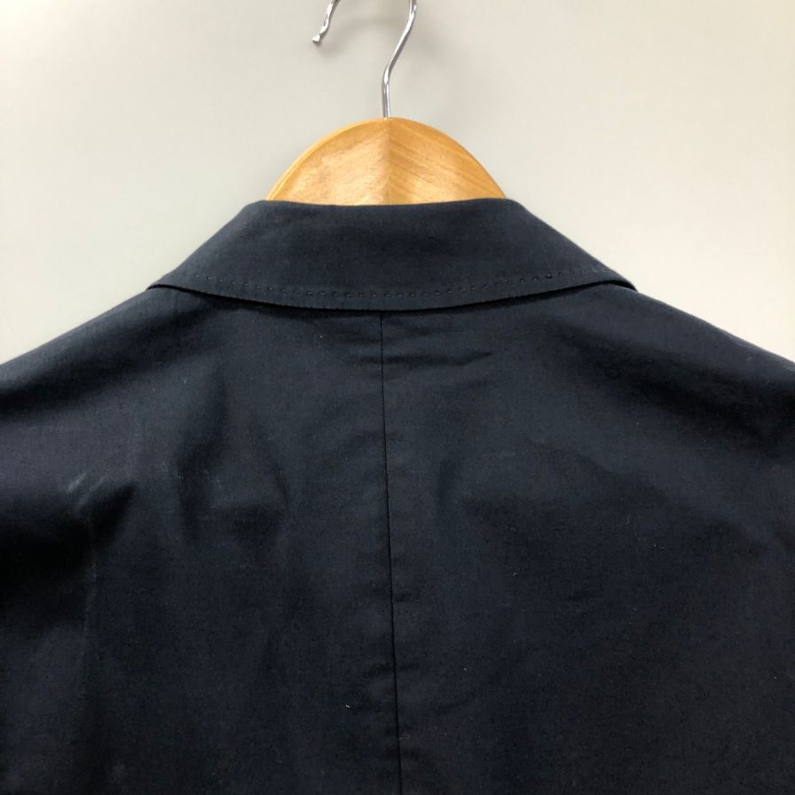 中古◆レ コパン ジャケット シングル コットン ブラック系 レディース サイズ42 Les Copains 【AFB18】