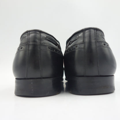 Good condition◆JM Weston leather shoes tassel loafers 181 black men's size 7C JMWESTON [LA] 