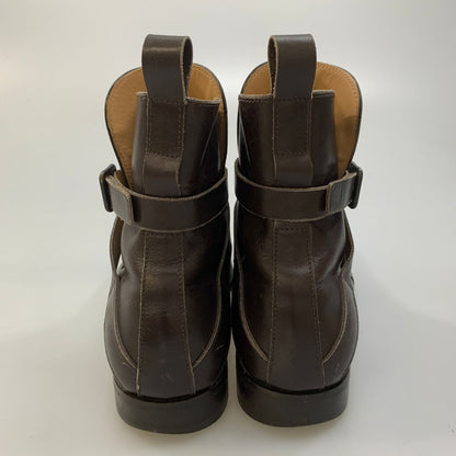 ジルサンダー ハーネスブーツ レザー ブラック メンズ サイズ8 JIL SANDER 約27.0cm【AFC19】