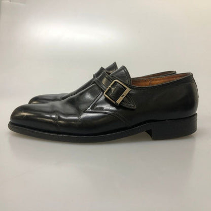 ジェイエムウエストン 1731 シングルモンク プレーントゥ ブラック メンズ サイズUK7D J.M.WESTON 約26.0cm【PTM1】