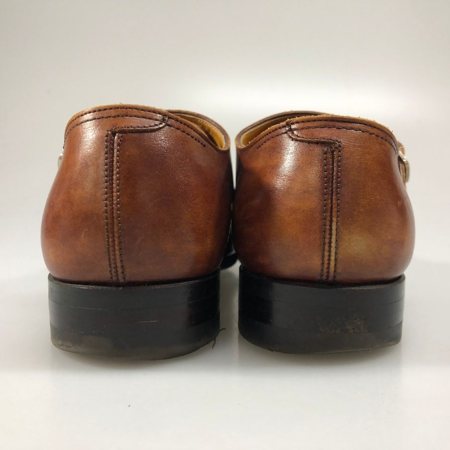 トレーディングポスト ダブルモンク メンズ  ブラウン サイズUK6 Trading Post 約24.5cm【AFC31】