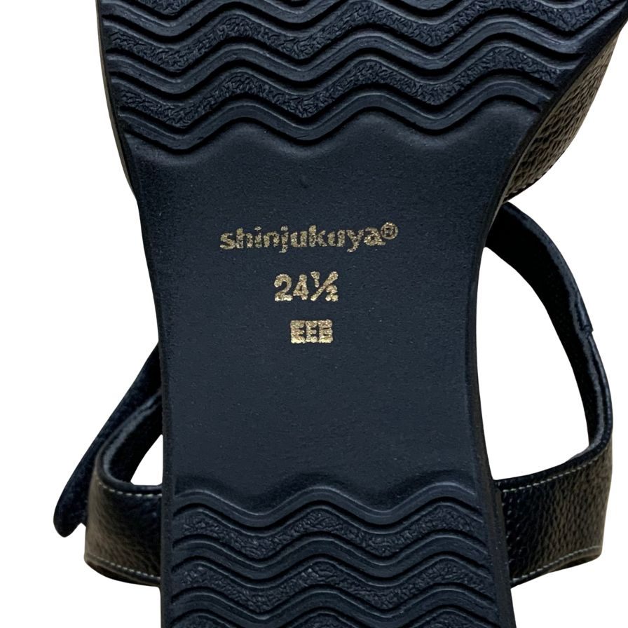 新宿屋 グルカシューズ パイソン 4500-545 サイズ24.5cm レディース ブラック shinjukuya 約24.5cm【7F3-1】