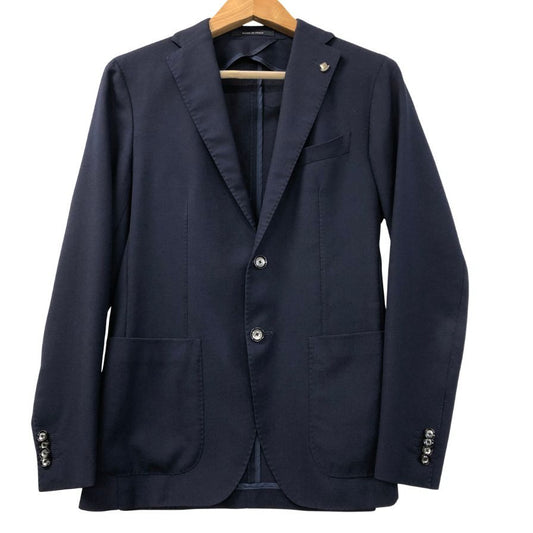 中古■タリアトーレ ジャケット 2B シングル ウール100%  REDA生地 1SMCS22K メンズ ネイビー サイズ44/R TAGLIATORE 【AFA17】