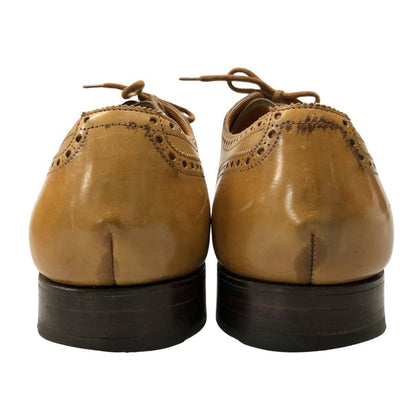 ジョンロブ レザーシューズ ストレートチップ アデレード カーフ ライトブラウン メンズ サイズUK8E JOHN LOBB ADELAIDE ビジネスシューズ 約26.5cm【LA】【中古】