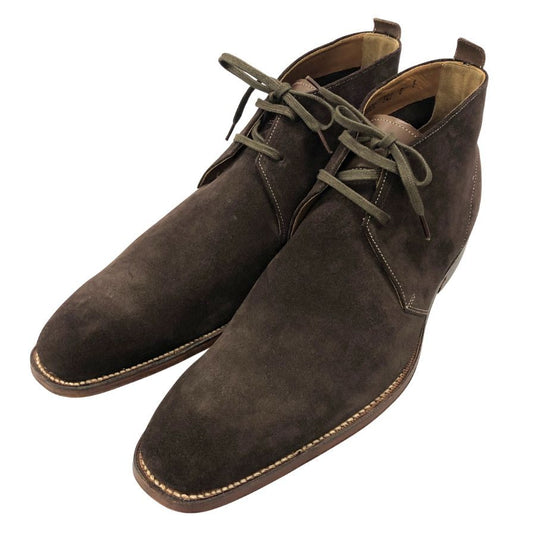 グレンソン チャッカブーツ 5024 スエード サイズ8 ブラウン メンズ GRENSON 約27.0cm【AFD14】