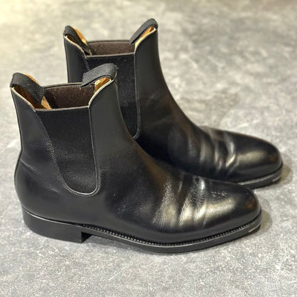 ジェイエムウエストン レザーシューズ サイドゴアブーツ チェルシーブーツ 705 ブラック 7.5D J.M.WESTON ブーツ 約26.0cm【LA】【中古】