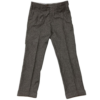 ブリオーニ スラックス チェック メンズ ウール ポリウレタン サイズ48 ブラウン系 Brioni【】