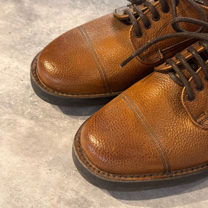 ジョセフ チーニー レザーシューズ ケンゴン グレインレザー ブラウン系 UK5 メンズ JOSEPH CHEANEY CAIRNGORM ビジネスシューズ 約24.5cm【LA】【中古】