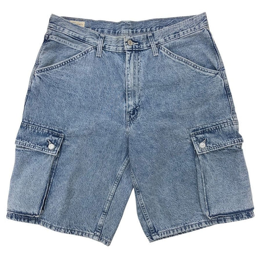 リーバイス プレミアム  バギーカーゴ ショートパンツ ストーンウォッシュ Lot478 メンズ サイズW36 インディゴ LEVI'S PREMIUM 【AFB34】