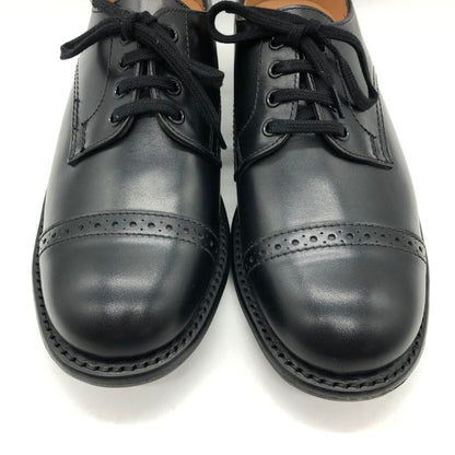 サンダース BGS コレクション パンチドキャップ、ダービー ブラック サイズ6 メンズ SANDERS 約25.0cm【AFD9】