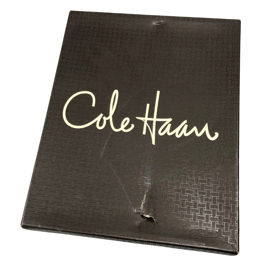 ナイキ エアー×コールハーン ショートヒールブーツ サイドジップ 編み込み ブラウン レディース サイズ7B NIKE AIR×COLE HAAN 約24.5cm【AFD1】