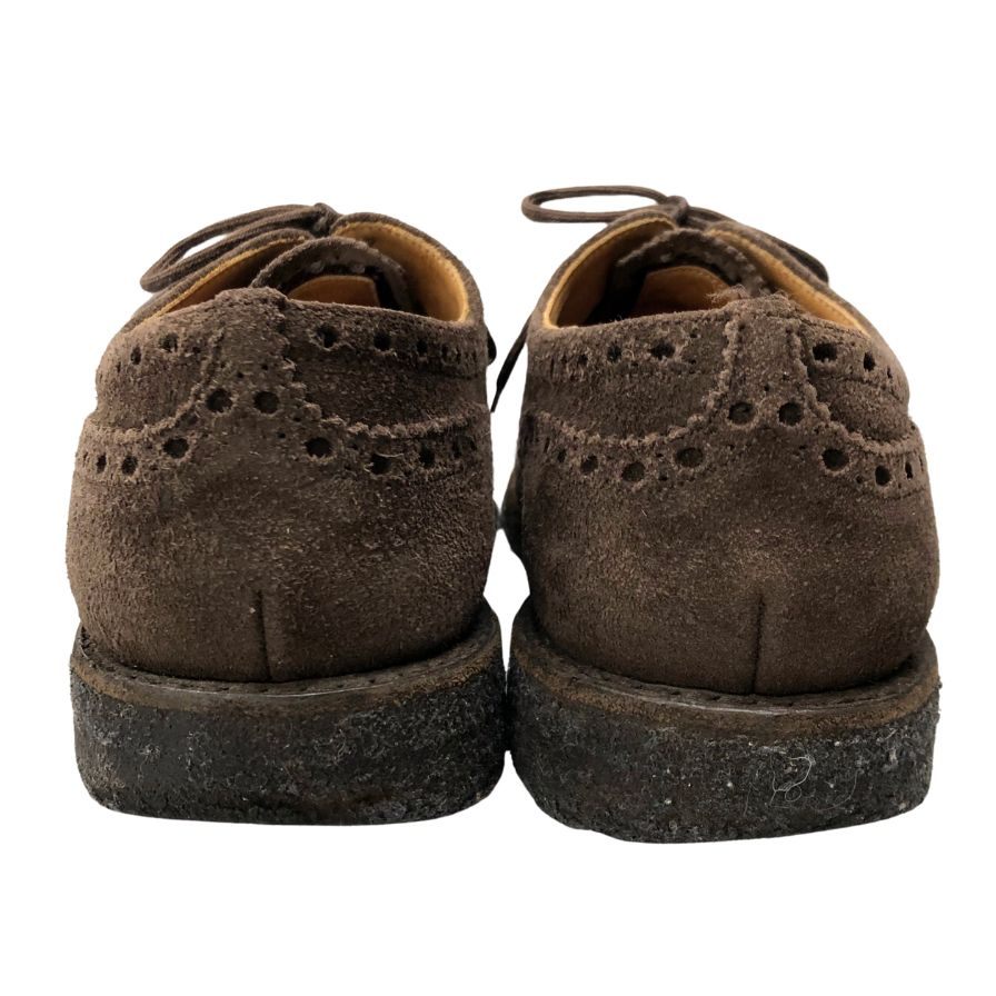 チャーチ レザーシューズ ウイングチップ フェアフィールド スエード メンズ UK6.5F ブラウン Church's FAIRFIELD 約25.0cm【AFC9】