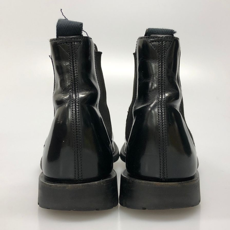 チャーチ チェルシーブーツ ナントン ポリッシュドバインダーカーフ ブラック サイズ6.5F church's ブーツ 約25.5cm【LA】【中古】