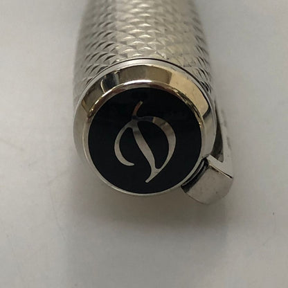 デュポン 万年筆 ラインD エタニティ ファイヤーX ペン先14K Fニブ シルバー系 S.T. Dupont【AFI6】