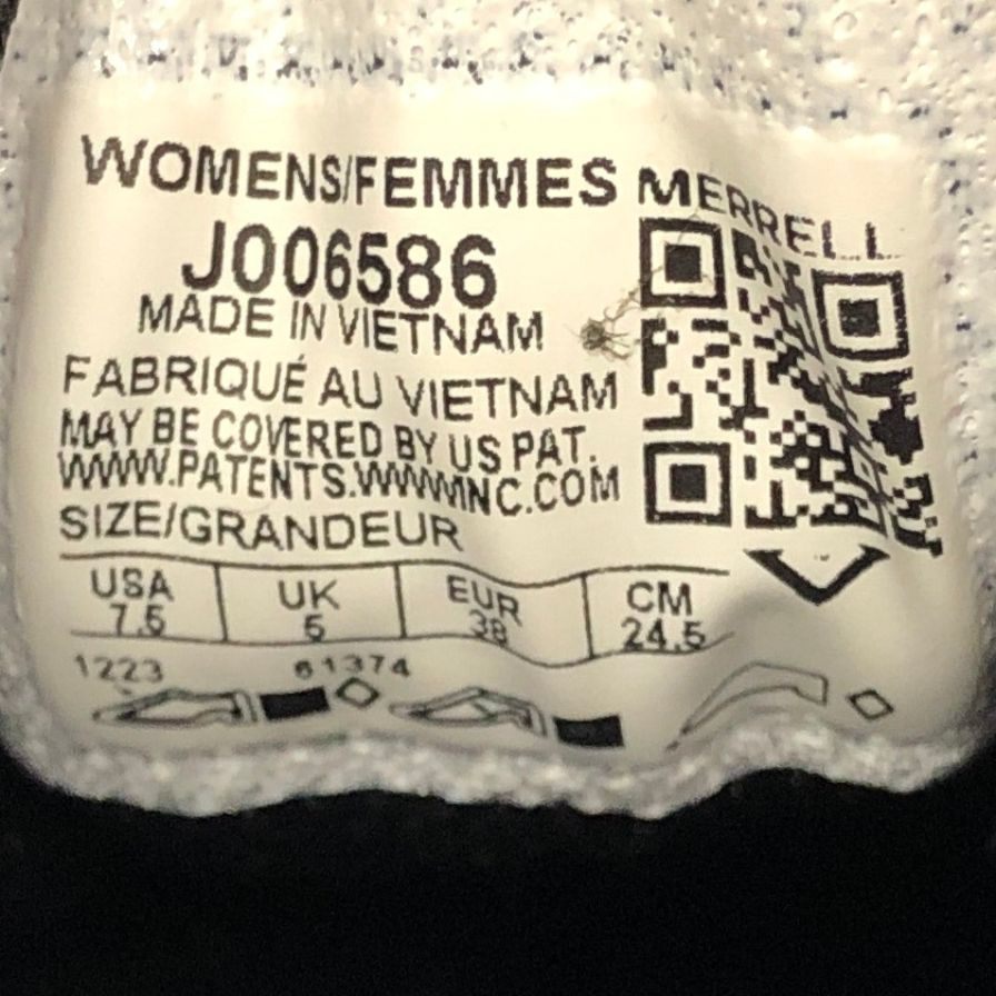 メレル スニーカー ONTARIO SPEED RS レディース サイズ24.5 ブラック系 MERRELL 約24.5cm【AFD2】