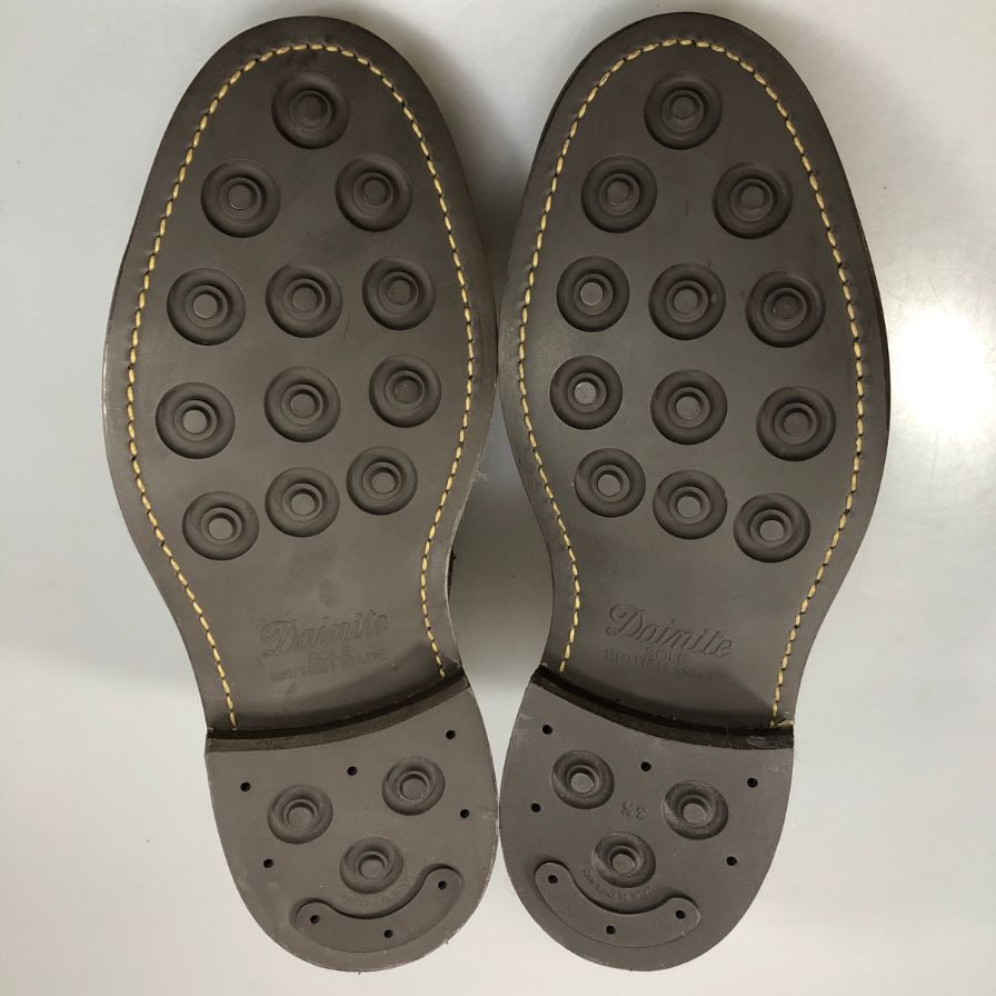 トリッカーズ モーガン レザーシューズ ダブルモンク ストラップ W7867 ブラウン メンズ サイズ7 Tricker‘s MORGAN ブーツ 約25.5cm【LA】【中古】