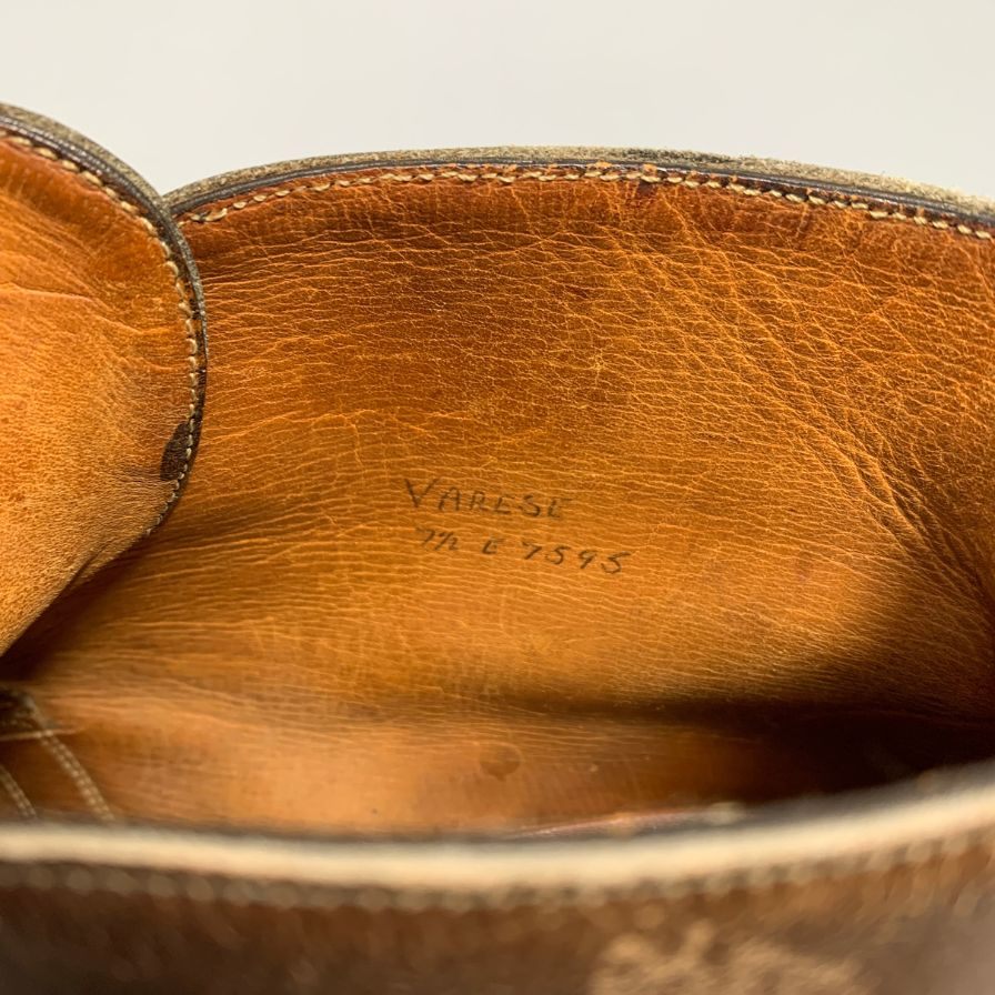 ジョンロブ バレーゼ シングルモンク アンクルブーツ ブラウン 7595ラスト サイズUK7.5E JOHN LOBB 約25.5cm【AFC46】