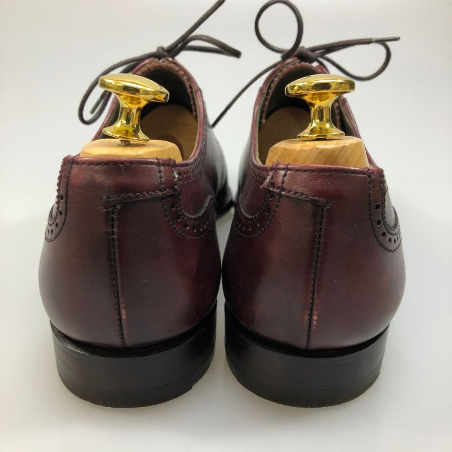 クロケット＆ジョーンズ リンジー メンズ  バーガンディ サイズUK6.5E Crockett & Jones ビジネスシューズ 約25.5cm【LA】【中古】