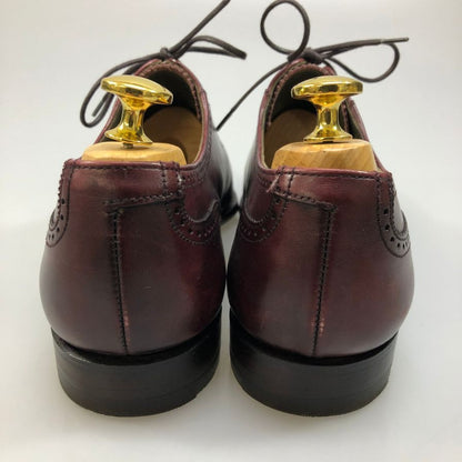 クロケット＆ジョーンズ リンジー メンズ  バーガンディ サイズUK6.5E Crockett & Jones ビジネスシューズ 約25.5cm【LA】【中古】