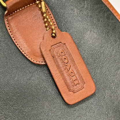 コーチ ハンドバッグ ショルダーバッグ オールドコーチ 2WAY レザー ブラウン×グリーン COACH【AFE9】