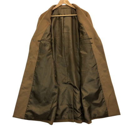 美品◆ユニクロ チェスターコート カシミヤ ウール ロング キャメル メンズ サイズM UNIQLO 【AFA4】