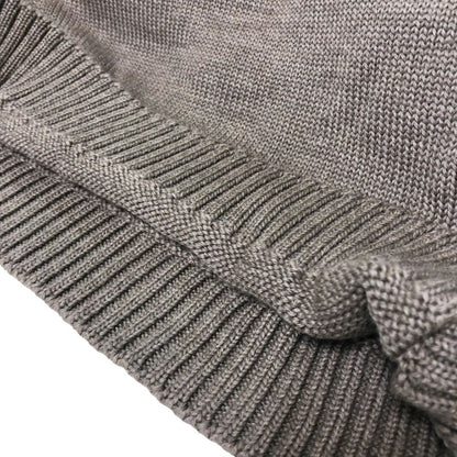 中古◆ザノーネ ニット クルーネック ニット 毛  メンズ ブラウン系 サイズ46 ZANONE 【AFB4】