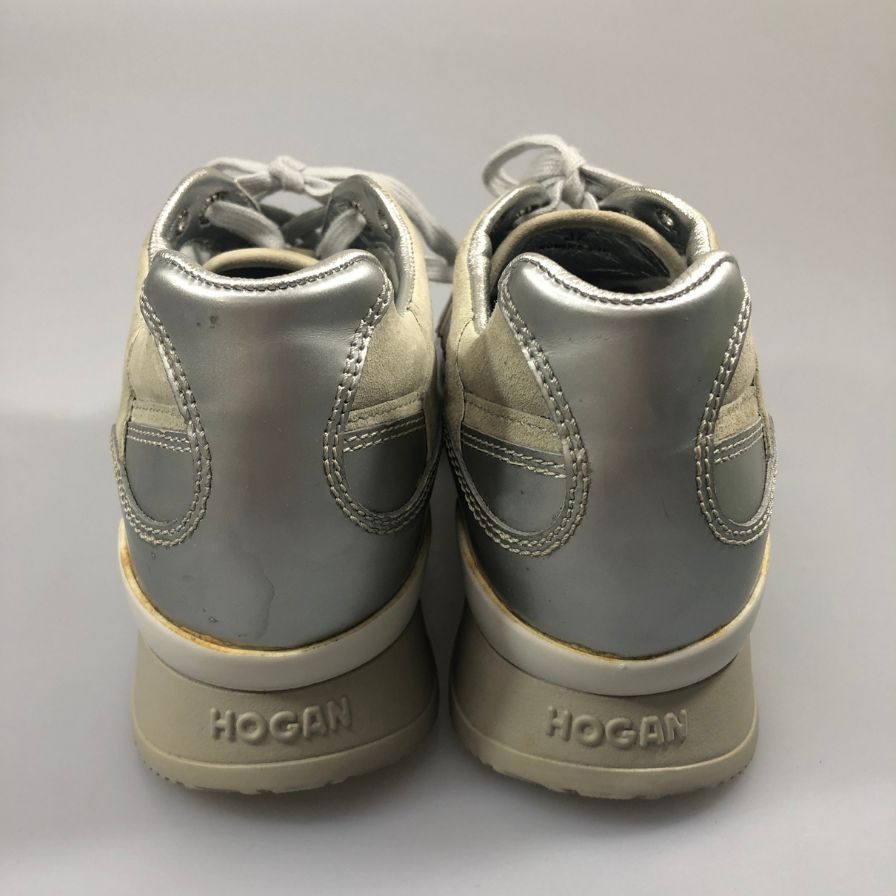 ホーガン メッシュスニーカー レディース グレー サイズ37.5 HOGAN 約24.5cm【AFD13】